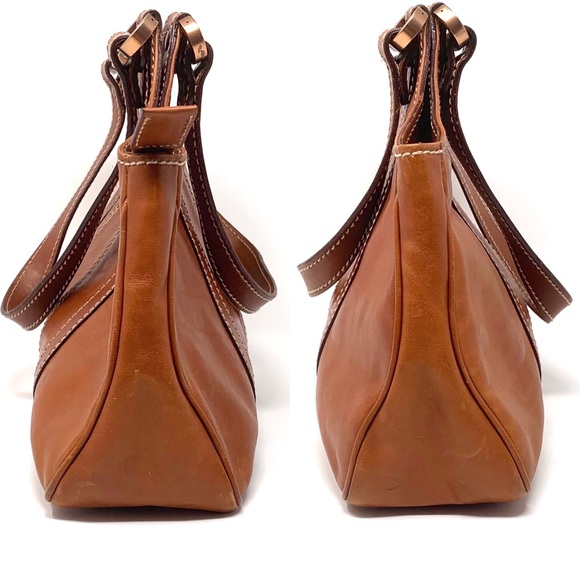 Vintage Gucci Leather Double Strap Shoulder Bag - Picture 3 of 14